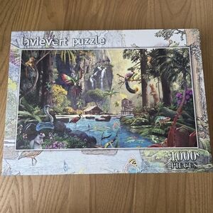 1000 Piece Jigsaw Puzzle Jungle Animals